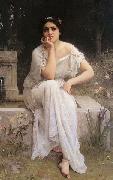 Charles-Amable Lenoir Meditation oil painting artist